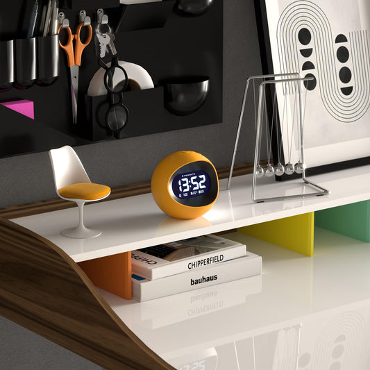 NEWGATE Digital Centre of the Earth Alarm Clock - Bedside Clock - Mantel Clock - Desk Clock - Digital Clock - Digital Alarm Clock - Bedroom