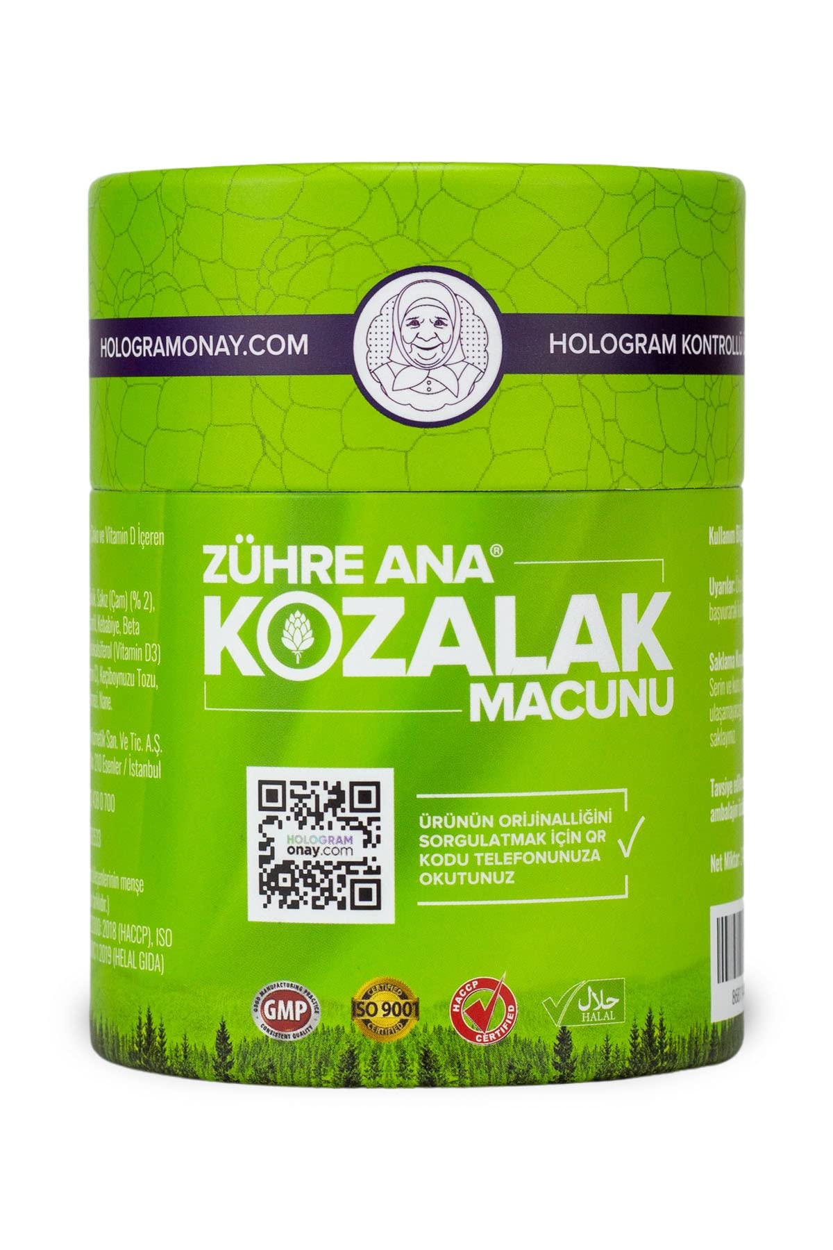 Z?hre Ana Kozalak Macunu 240 g ? Traditional Pine Cone Herbal Paste from Turkey | Natural Botanical Ingredients | Aromatic Pinecone Blend