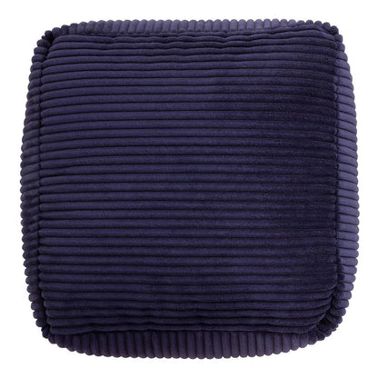 icon Amara Small Cord Bean Bag Footstool with Filling Included, Blue