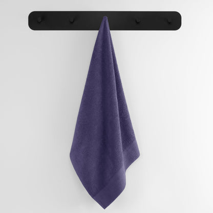 AmeliaHome 50x100 cm Towel 100% Cotton Absorbent Violet Purple Amari