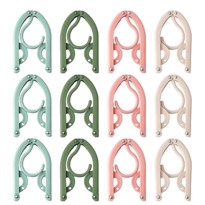 12Pcs Travel Hangers, Folding Clothes Hangers Portable Coats Hangers