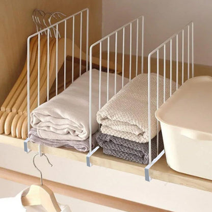 3 Pcs of Wardrobe Partition Material,Shelf Dividers,Storage Rack Closet,Adjustable Clear Closet Shelf Divider,Multifunctional Purse Organizer Clothes