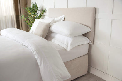 Belledorm Faux Suede Headboard Cover (Linen, Double)