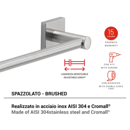 Gedy Fuji Brushed Towel Bar 45 cm