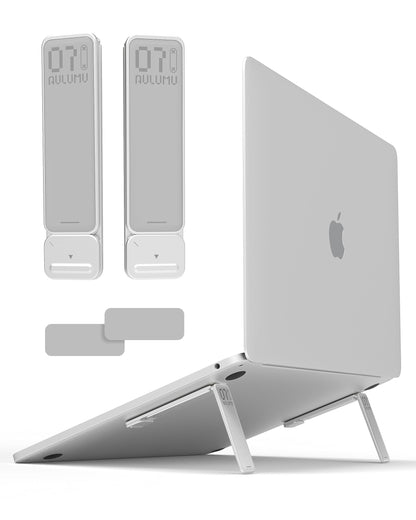 Aulumu G07 Pop Up Leg Stand [Business Color Scheme] Super Portable Cooling Laptop Stand, Ergonomic Laptop Riser Lift for Desk for MacBook