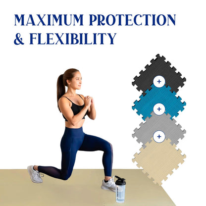 Ediesi, Foam Mats, Gym Floor, Tatami, Home Exercise, for Sports Machines, Removable Pool Floor, Eva Rubber, Puzzle Mat, Gym (18 Pieces / 30x30x1