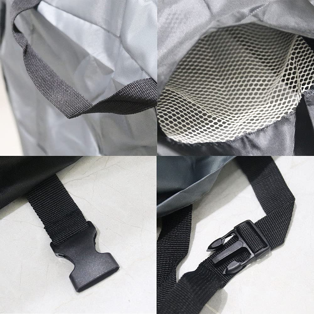 UCARE Folding Bed Cover Dust Proof Guest Bed Storage Bag Cover for Indoor and Outdoor Multifunctional Beds Protection Cover 38.9 * 14.9 * 44.9in