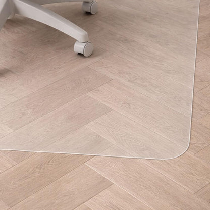 Marvelux Non-Slip Clear PVC Office Chair Mat for Hard Floors, 90 x 120cm