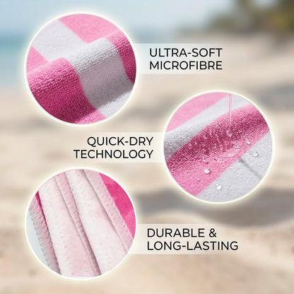 Beach Towels for Adults, 150*75cm Sand Free Quick Dry Beach Towel, Travel Towel, Microfibre Beach Towel with Quick Dry Technology