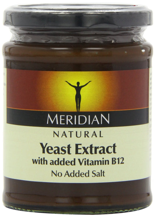 (Pack Of 2) - Natural Yeast Extract with Vitamin B12 No Added Salt | MERIDIAN FOODS - No GM Soya us