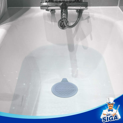 MR.SIGA Silicone Bathtub Stopper, Drain Stopper for Shower, Sink, 3 Pack