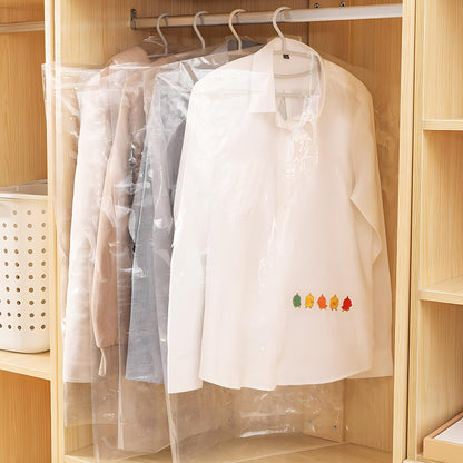 50 Pack Plastic Clothes Covers Protector Bags 23.6× 35.4 inches Clear Garment Bags Dry Cleaning Bags