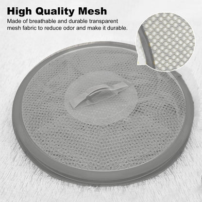 Hanging Mesh Storage Net, 4 Tier Compartments Foldable Hanging Soft Toy Storage Basket Mesh Storage Bag