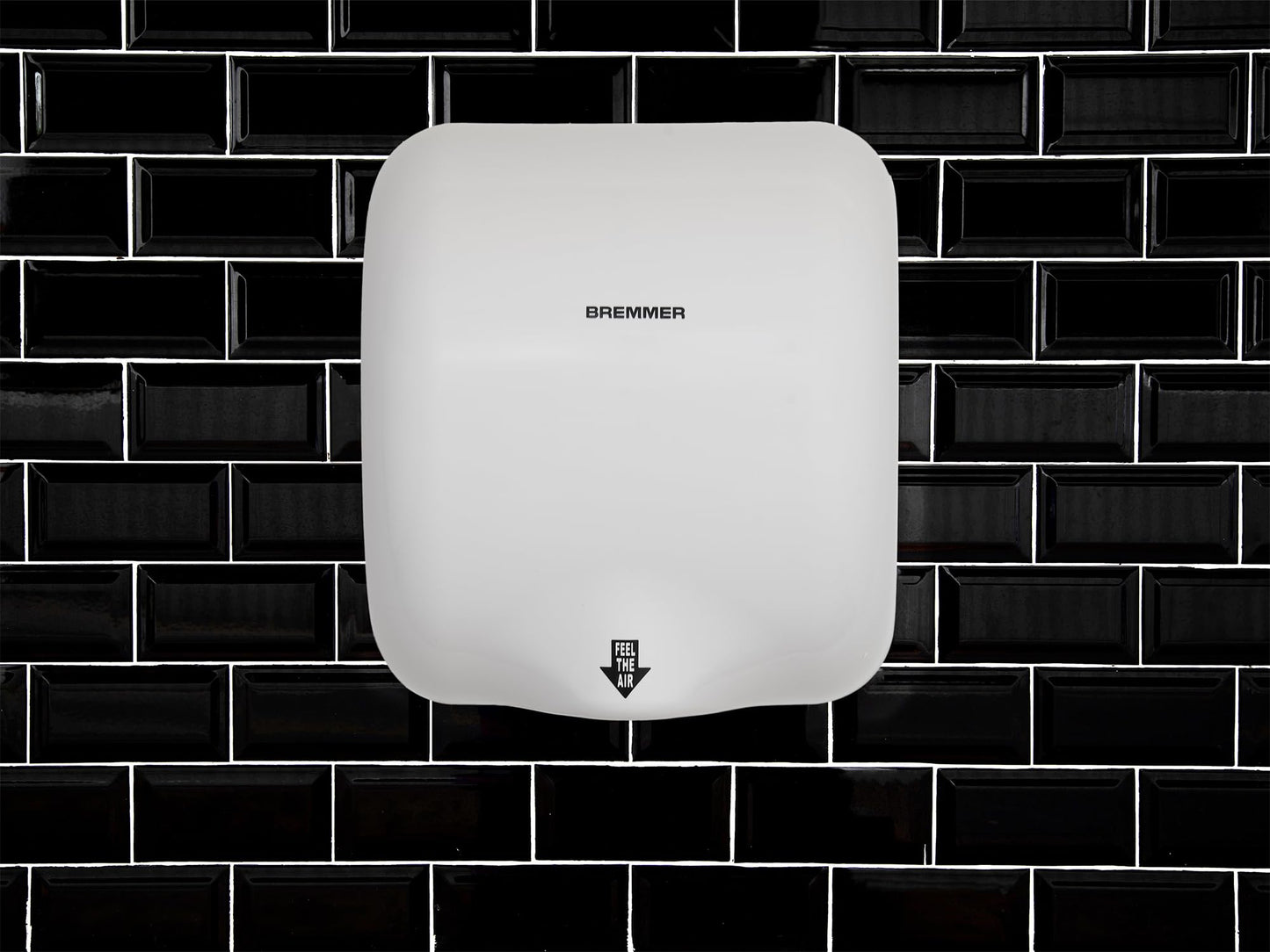 Bremmer Generic Turbo Hand Dryer | High Velocity Low Energy Eco Friendly Electric Dryer | Electric Hand Dryers for Toilets Commercial | Hand Dryer for