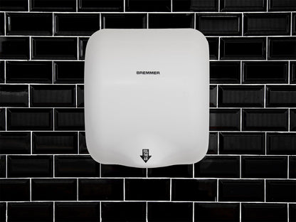 Bremmer Generic Turbo Hand Dryer | High Velocity Low Energy Eco Friendly Electric Dryer | Electric Hand Dryers for Toilets Commercial | Hand Dryer for