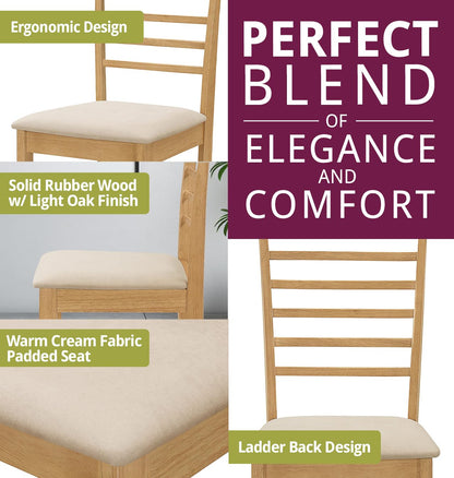 Hallowood Furniture Ledbury Small Drop Leaf Dining Table and Chairs Set 2