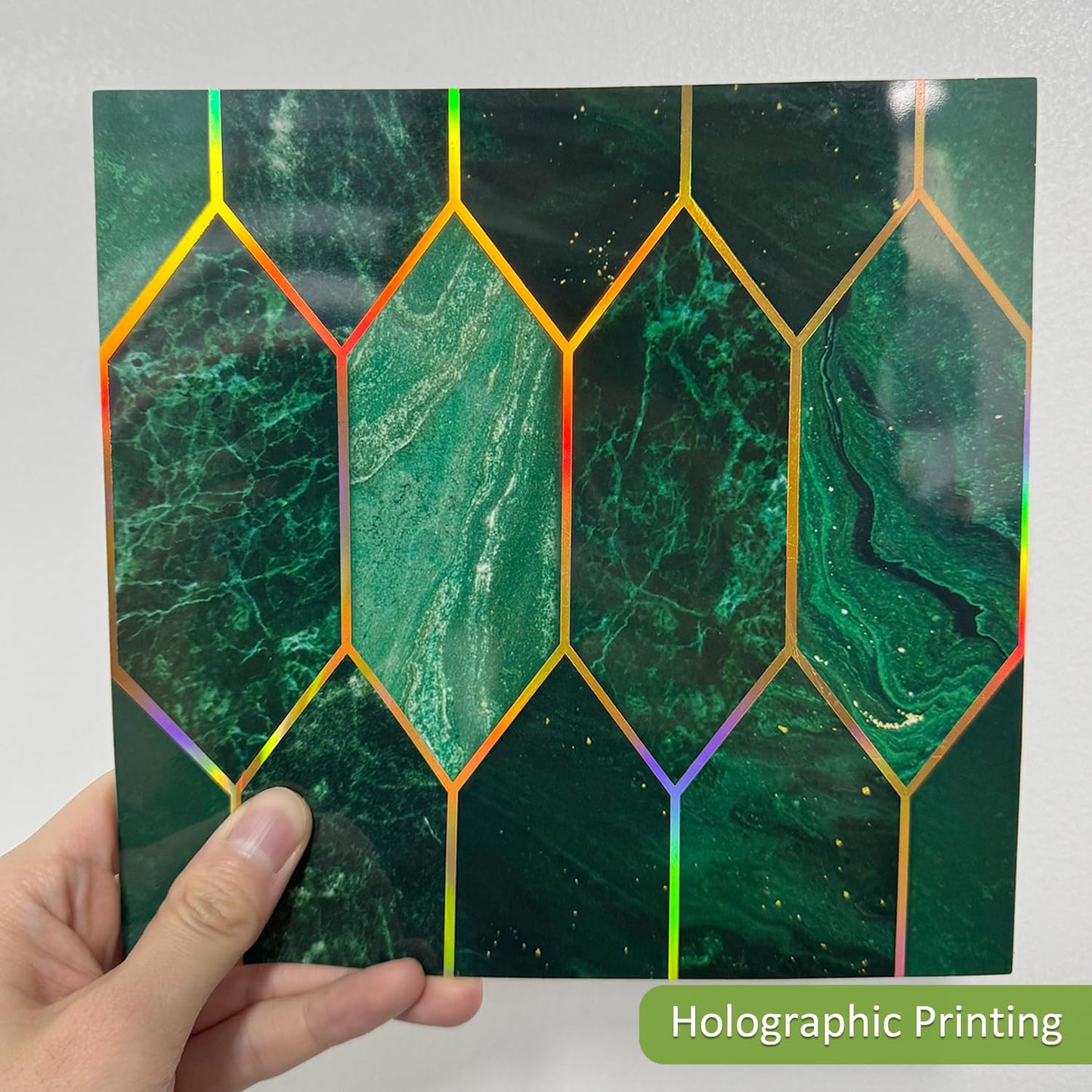 funlife Peel and Stick Wall Tiles, Stick on Tiles Self-Adhesive Square Tile Stickers, Water Resistant Art Deco Backsplash for Kitchen Bathroom,