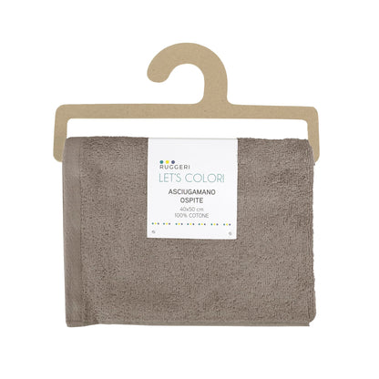 Ruggeri 4 Piece Guest Towel Set, 40x50 cm, Cotton, Dove Grey