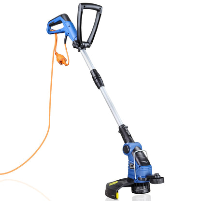 Hyundai 600W 2-in-1 Electric Grass Trimmer and Lawn Edger 30cm Cutting Width Grass Strimmers with Long 10m Power Cable, Lightweight at 3.5kg, 3 Year