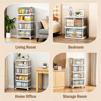 StowBin 28L Storage Boxes with Lid,Plastic