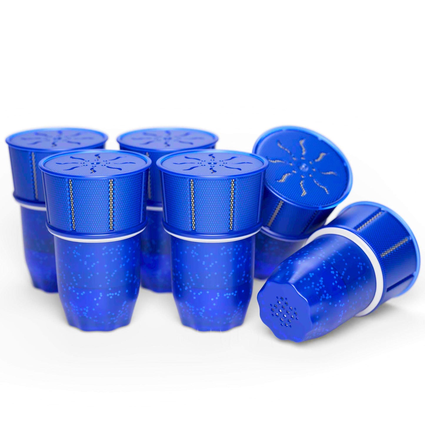 Chillswell Universal Longlife Water Filters 6 Pack (One Year Supply), BPA Free, Activated Carbon Filter Cartridges Fits Coopers, Brita Classic,
