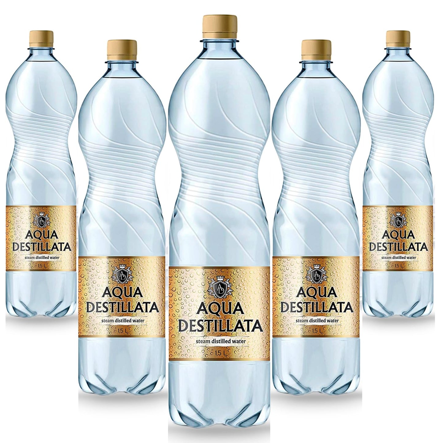 Distilled Water 7.5 Litres Steam Distilled Water Premium Quality Pack 5x1,5 L 100% Ultra Pure