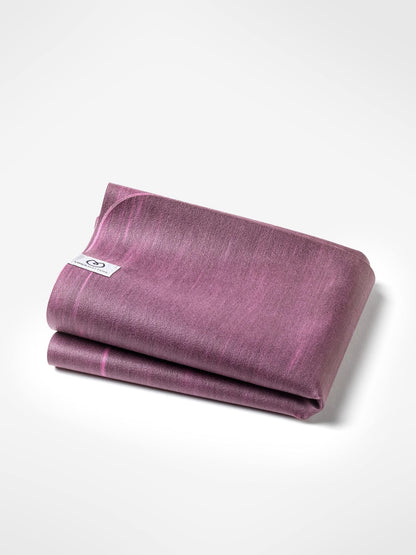 Yogamatters Eco Travel Yoga Mat 1mm | Lightweight, Foldable, Eco Friendly and Vegan | Non-Slip Exercise Mat for Yoga, Pilates, Gym and Fitness (Berry)