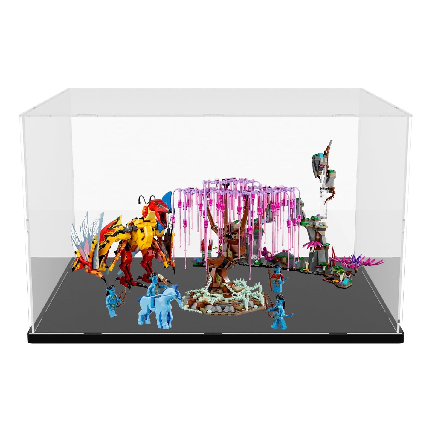 Nynelly Large Acrylic Display Case for Lego Home Alone House 21330 21338 75574 for Models Figures