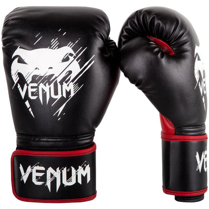Venum, Contender Kids Boxing Gloves, Unisex Kids, 4 Oz, Black/Red