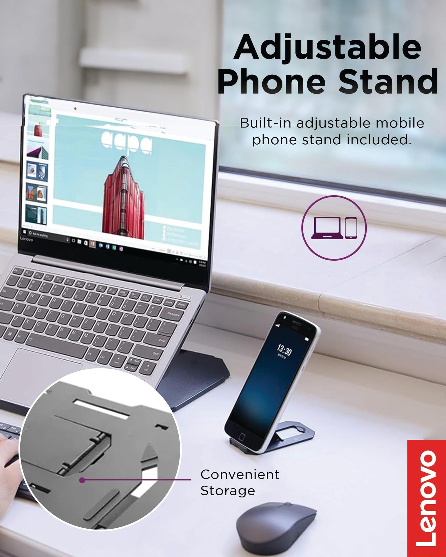 Lenovo 2-in-1 Laptop Stand GXF0X02619