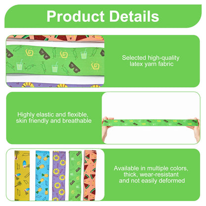 Ignara 5 Pcs Beach Towel Bands for Sun Loungers, Elastic Sunbed Towel Straps Windproof Non-Slip Beach Chair Towel Holders for Cruise Deck Chairs