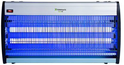 Xterminate 40W Electric Flying Insect Killer Zapper Electronic UV Commercial, Home, Kitchen, Wall Ceiling Mountable, Kills Flies, Bugs, Mosquitoes,