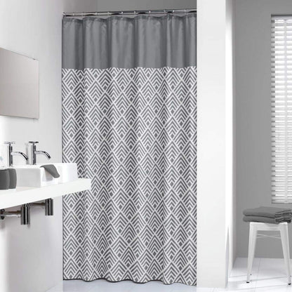 Sealskin Shower Curtain 233561312 angoli 180 cm Grey