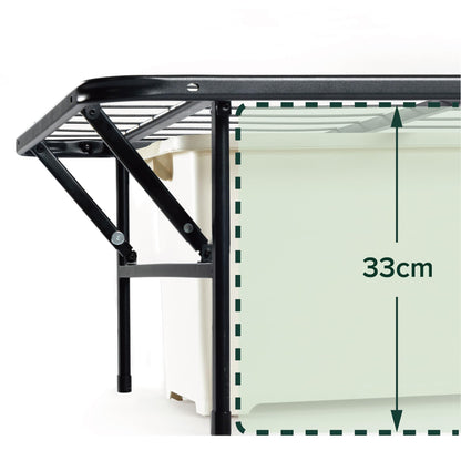 Zinus SmartBase Zero Assembly Bed Frame - Single 90x190cm - 35cm Height - Metal Bed Frame - Foldable Bed - For Adults, Kids, Teenagers - Easy Assembly