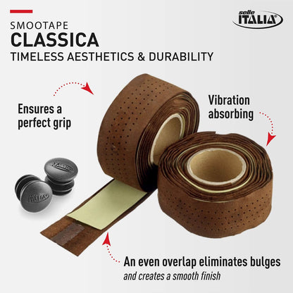 Selle Italia Unisex's Classica Smooth Tape, Brown, One Size