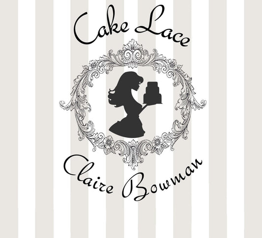Claire Bowman Pearlised White Cake Lace - 200g