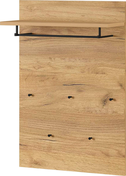 GERMANIA DIE MÖBELMACHER Wardrobe Panel, Acrylonitrile Butadiene Styrene Metal, Navarra Oak, 75 x 110 x 30 cm