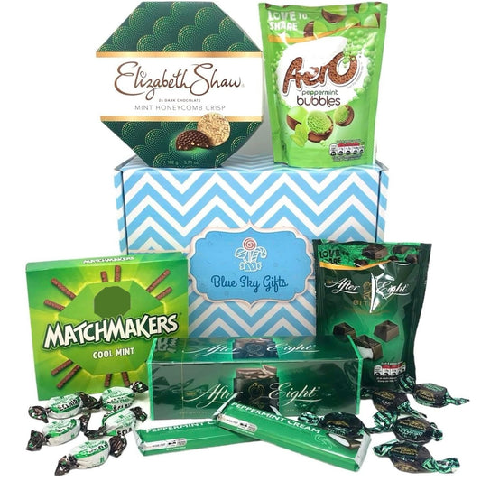 Mint Chocolate Gift Hamper. The Chocolate Hamper for All Those Chocolate Lovers, Presented in a Luxury Chocolate Gift Box. Favourites Including After