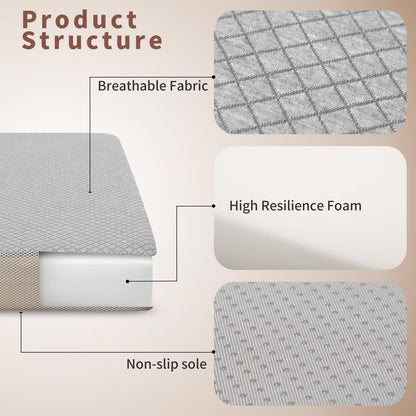 Gwydre Tri-fold 190 * 90 * 10 Single Memory Foam Mattress