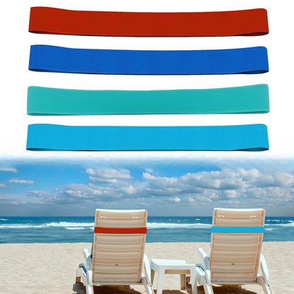4 Pack Towel Bands, Beach Towel Clips for Pool & Cruise Chairs Elastic Sunbed Towel Craber Windproof Towel Holder Strap for Beach Chair