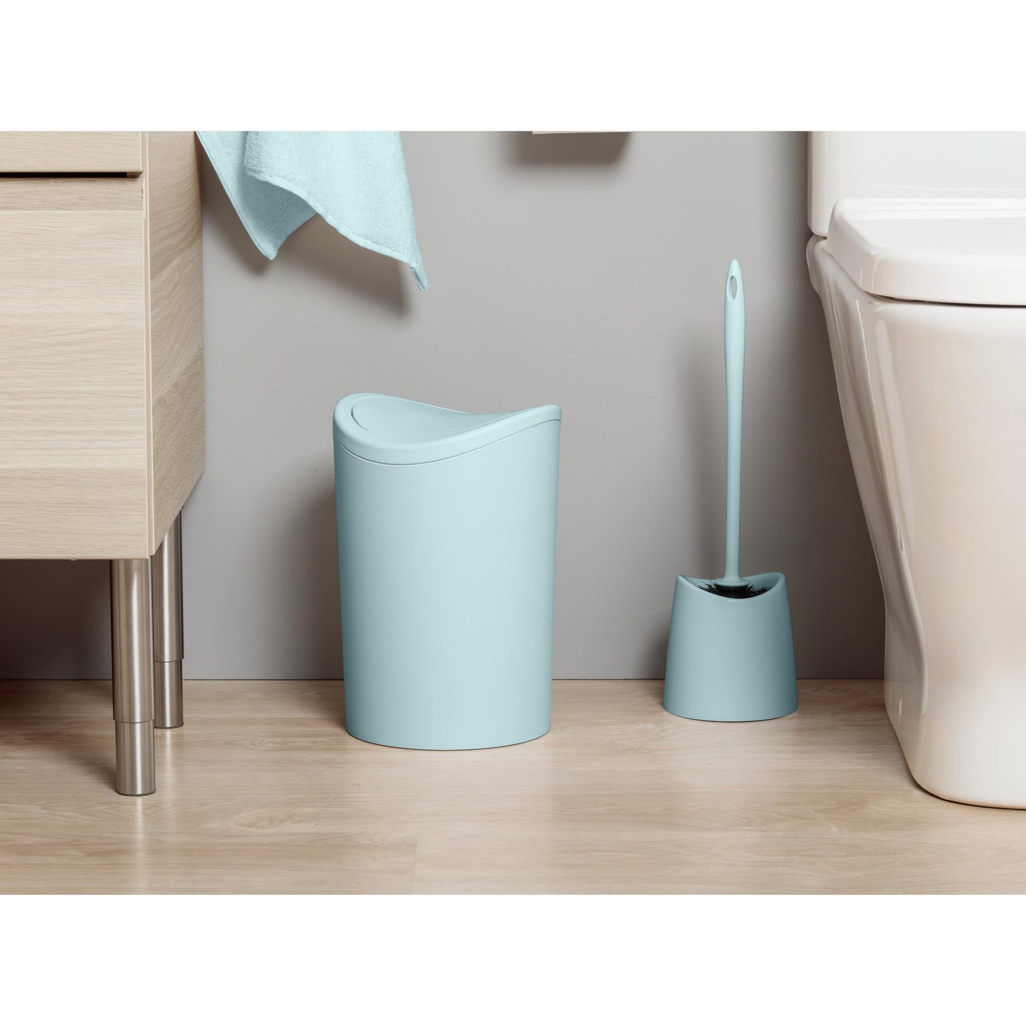 TATAY Bathroom Bin 6 L Modern Functional Design Compact and Modern Design