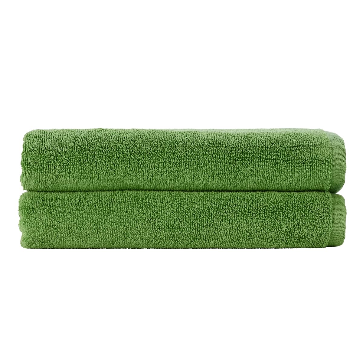 Christy Cirrus Lightweight Bath Sheets | Set of 2 Extra Large Towels | Super Soft and Fluffy | Quick Dry Bathroom Shower Towels | 100% Cotton | Apple