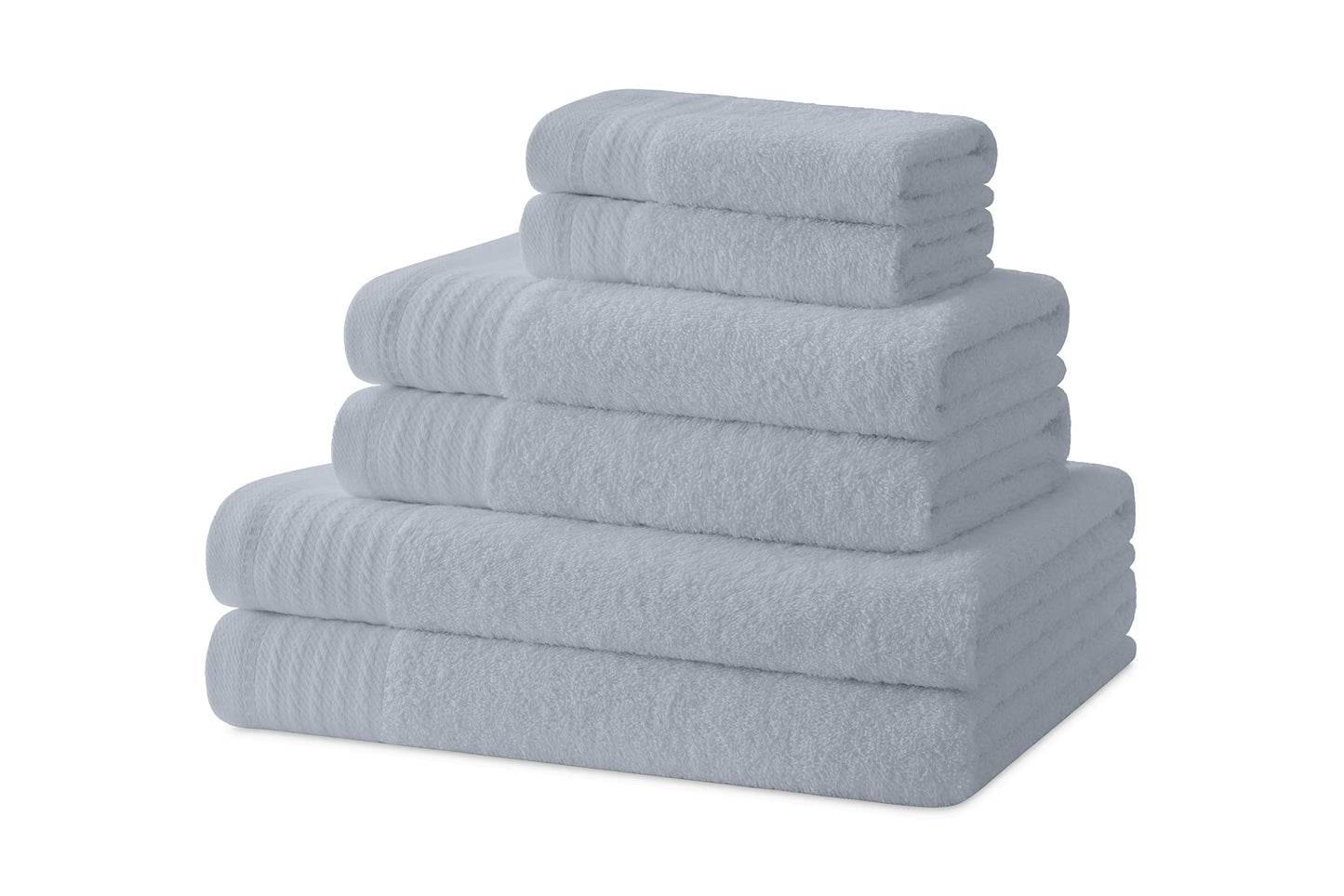 Degrees home - Towel Set - With 2 Shower Towels, 2 Hand Towels and 2 Bidets - 100% Cotton- 480 g/m2