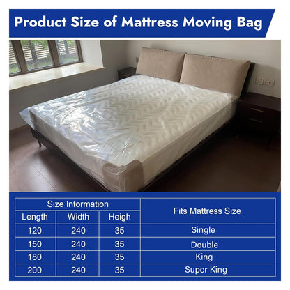 Waterproof Mattress Cover for Moving & Storage, Double-150 × 240 × 35 cm