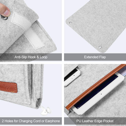 SIMBOOM Sofa Armrest Hanging Storage Bag - Light Grey