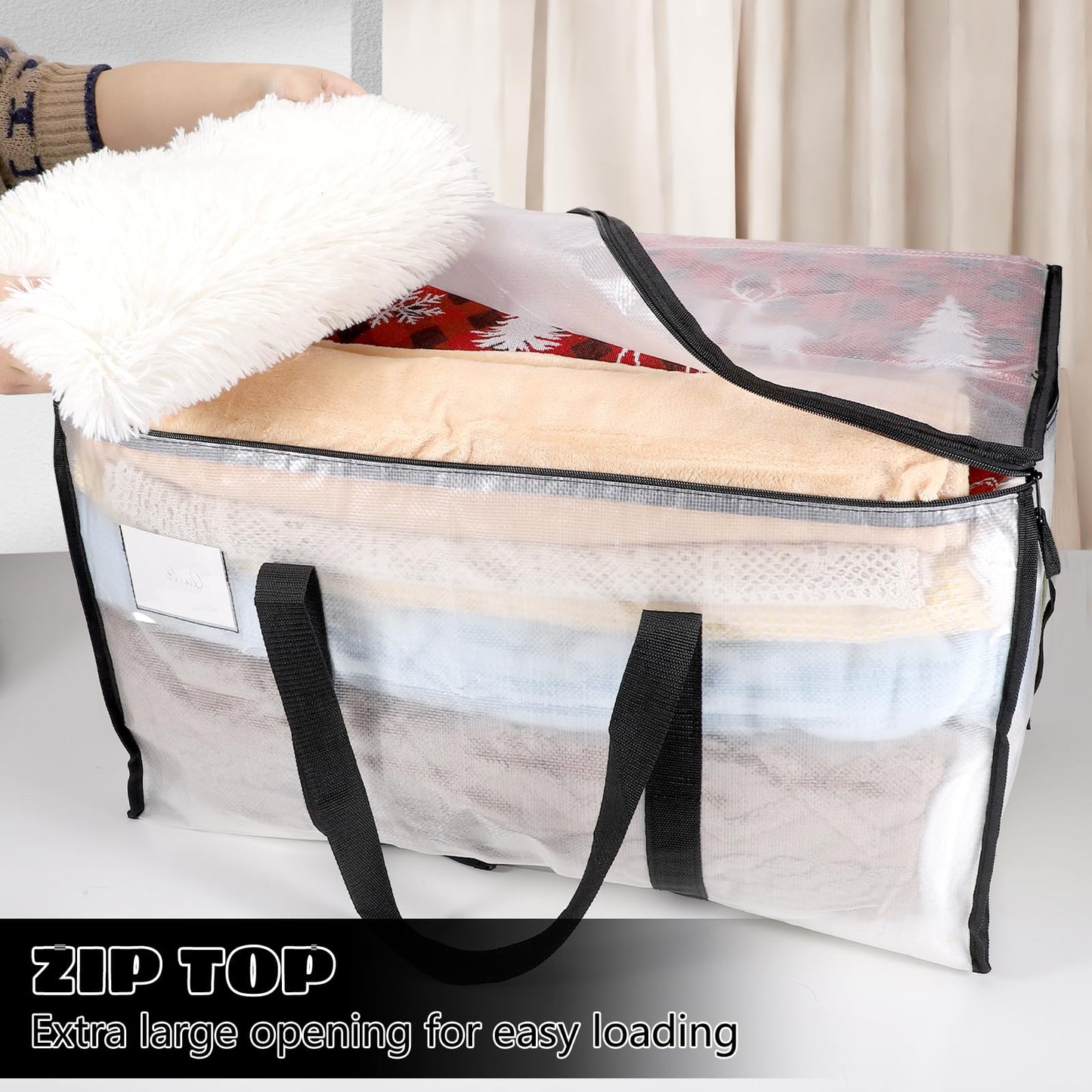Dntorx 8 Pack 90L Moving Bags Heavy Duty Storage Bag Dorm Moving Essential