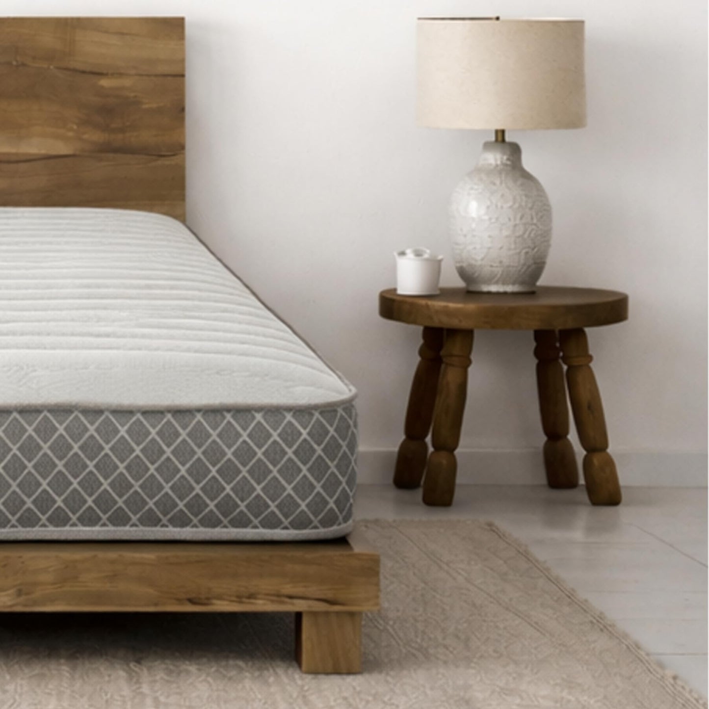 Starlight Beds Nebraska Grey Shorty Mattress - 2ft6 x 5ft9