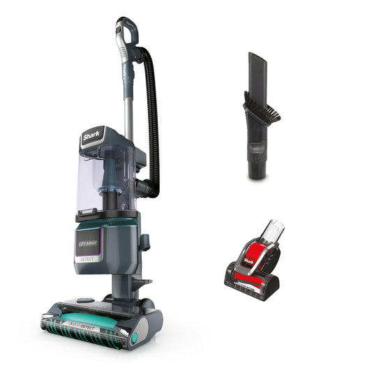 Shark Detect XL Corded Upright Vacuum Cleaner, Ultra-Powerful Pet Hair Pick-Up, DuoClean Detect, Direction Detect, Anti-Allergen, 2.5l XL Dust Cup,