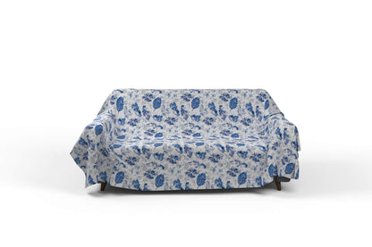 Italian Bed Linen Fantasy Towel 2Pst Printed 270 x 280 cm Foglie