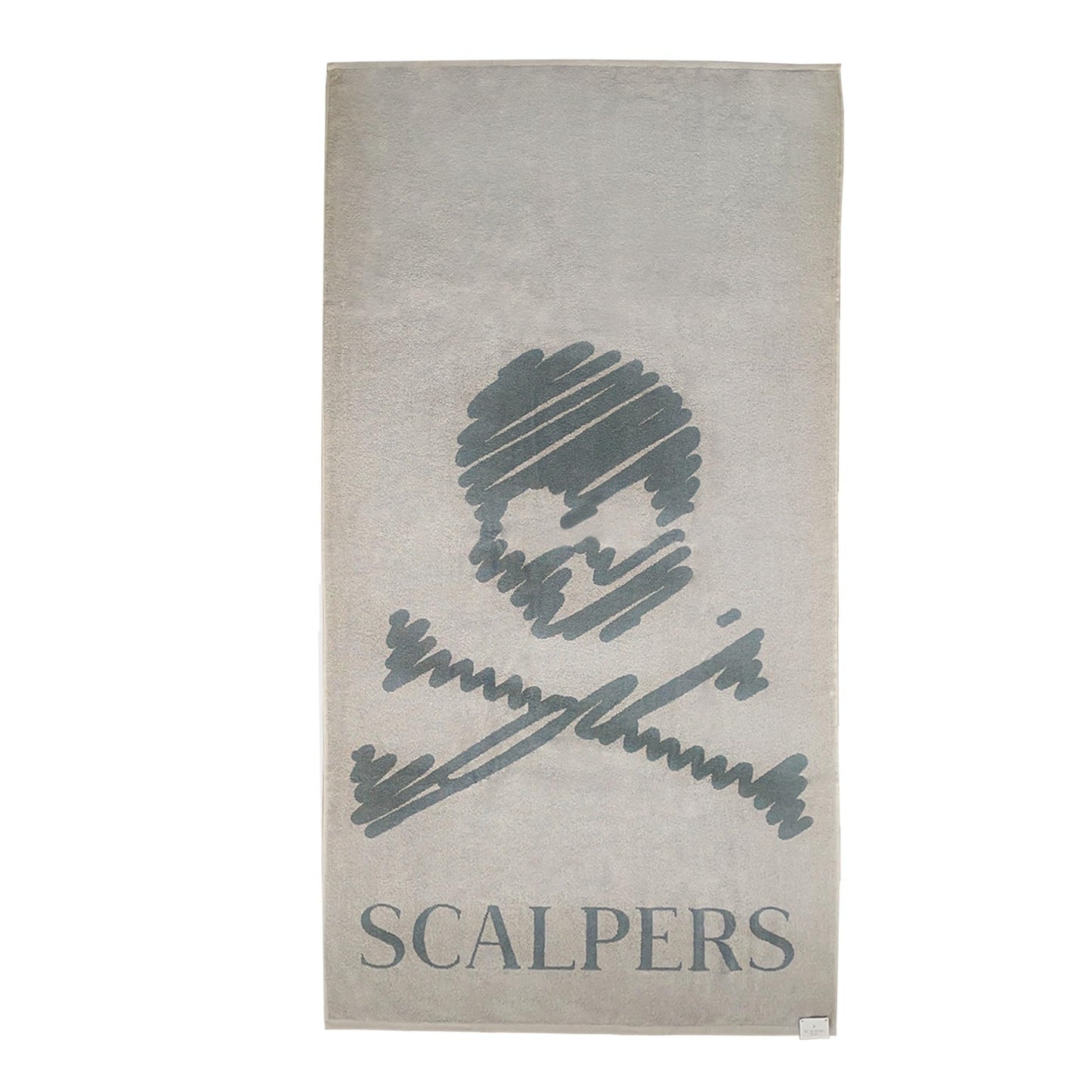Scalpers Towel 90x180 cm 100% Cotton 500GSM Beige with Logo Home